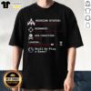 Good Shall We Play A Game Global Thermonuclear T-Shirt featuring retro gaming design and iconic movie references.