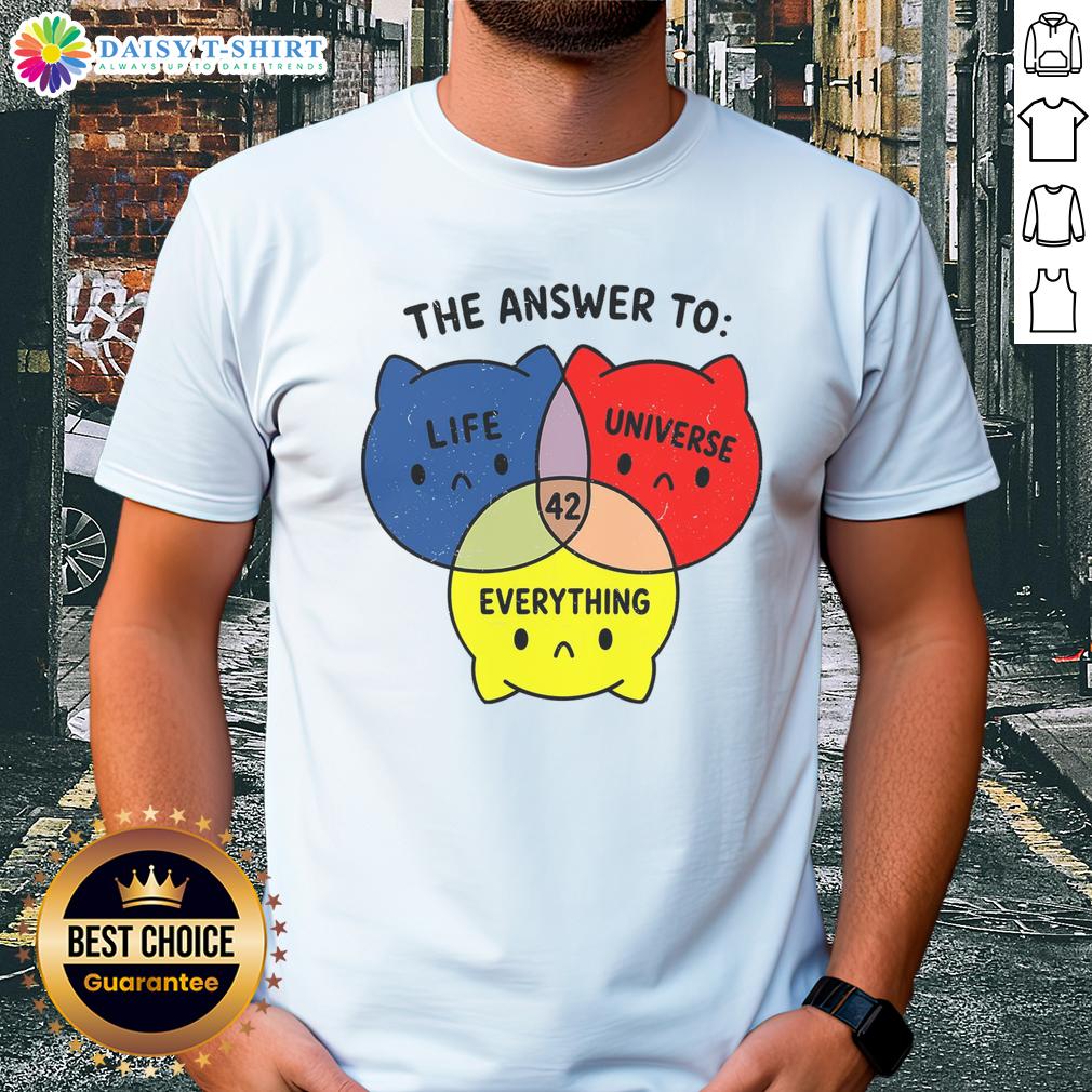 Good The Answer To Everything 42 Cute T Shirt Good The Answer To Everything 42 cute t-shirt design featuring playful typography and vibrant colors.