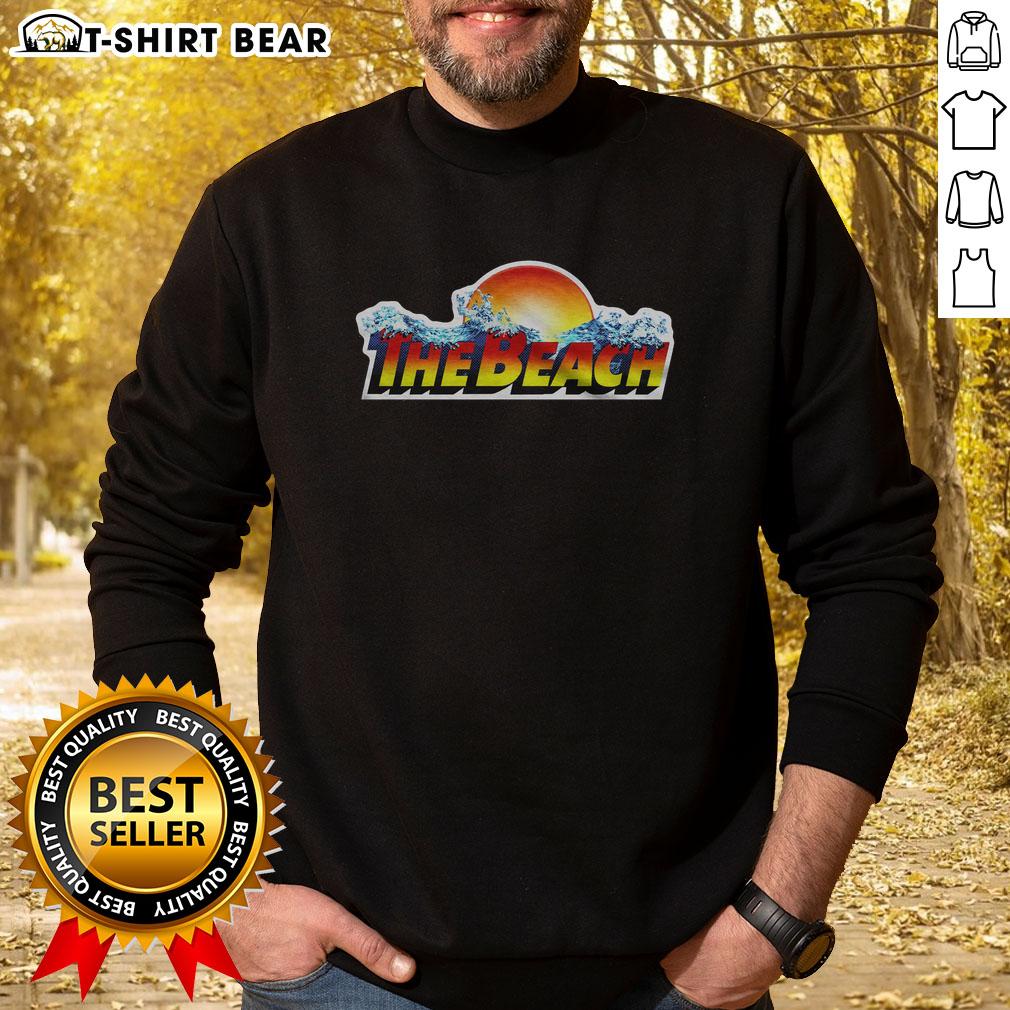 Good The Beach Waterpark Logo Sweatshirt Good The Beach Waterpark logo sweatshirt featuring vibrant colors and a fun design perfect for summer adventures.