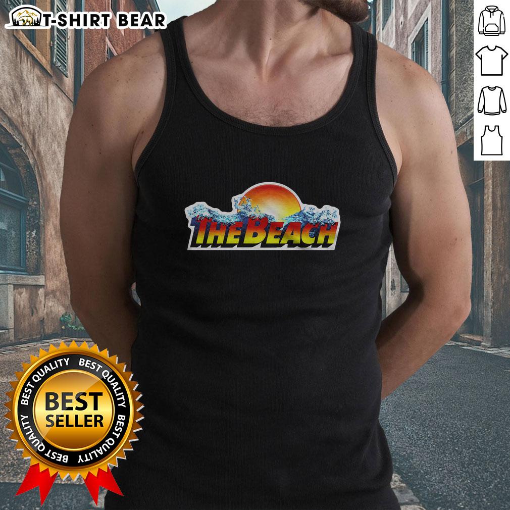 Good The Beach Waterpark Logo Tank Top Good The Beach Waterpark logo tank top featuring vibrant colors and fun design for summer adventures at the waterpark.
