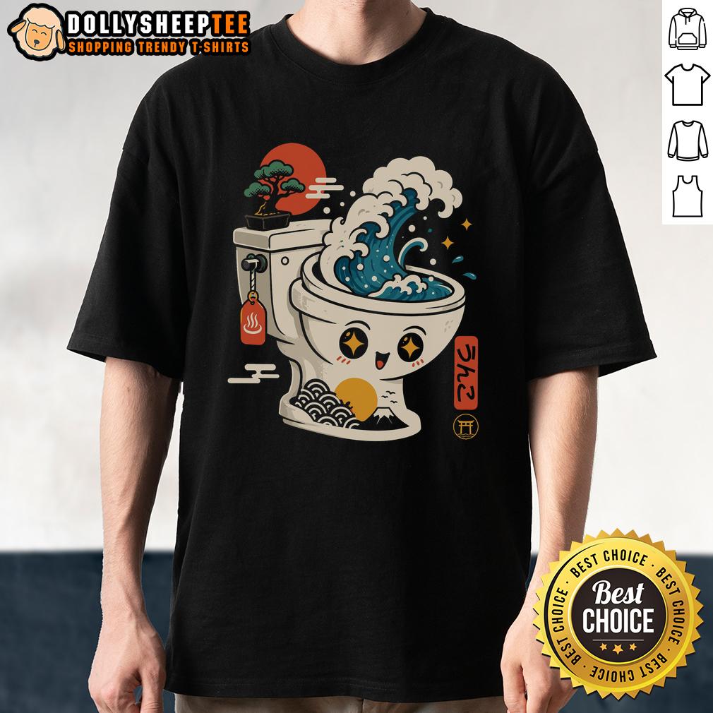 Good The Great Flush Wave Funny Toilet Spoof T Shirt Good The Great Flush Wave Funny Toilet Spoof T-Shirt featuring a humorous toilet design for comedy lovers.