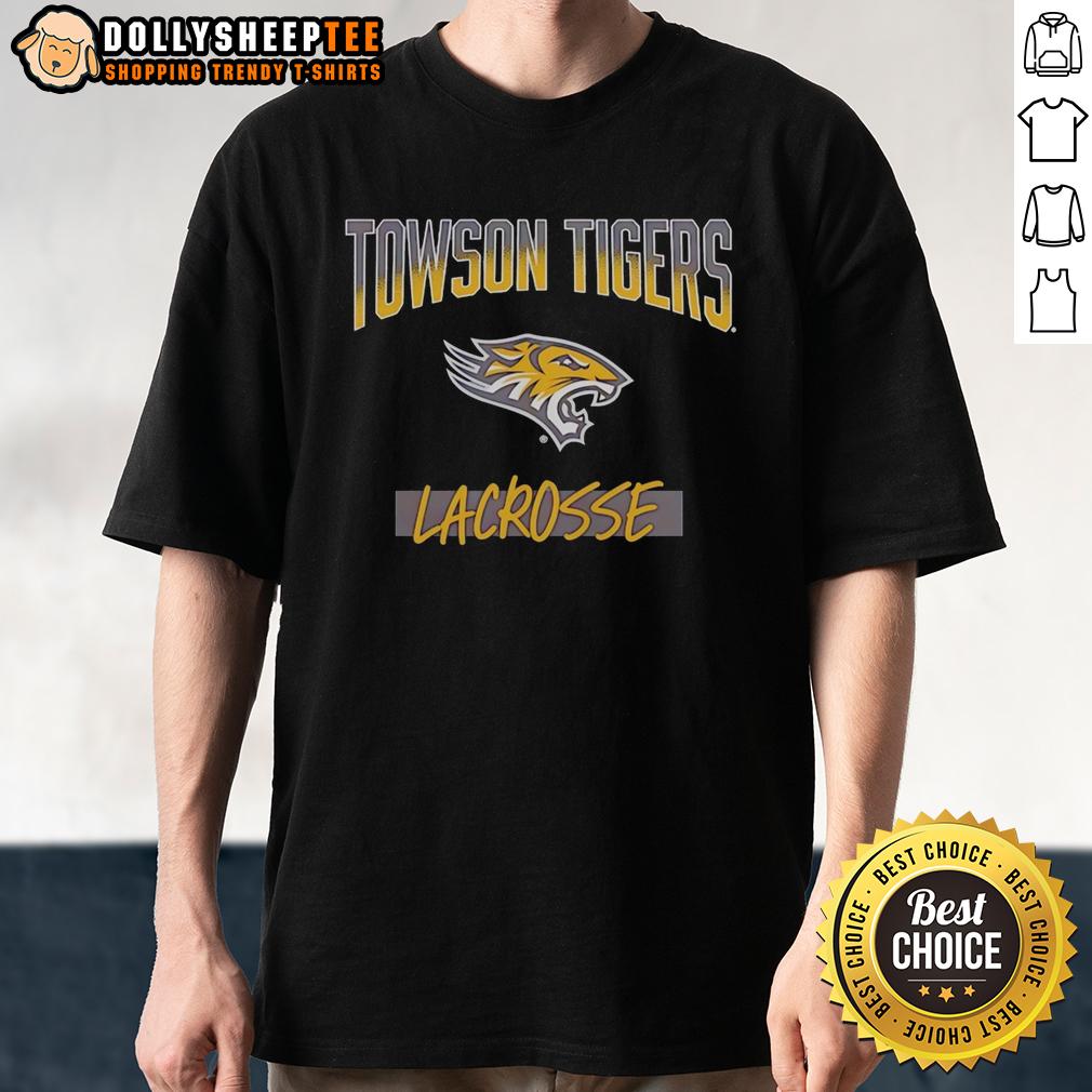 Good Towson Tigers X Lacrosse Hype V2 Logo Vintage T Shirt Vintage Good Towson Tigers X Lacrosse Hype V2 Logo T-Shirt featuring a bold design for passionate lacrosse fans.