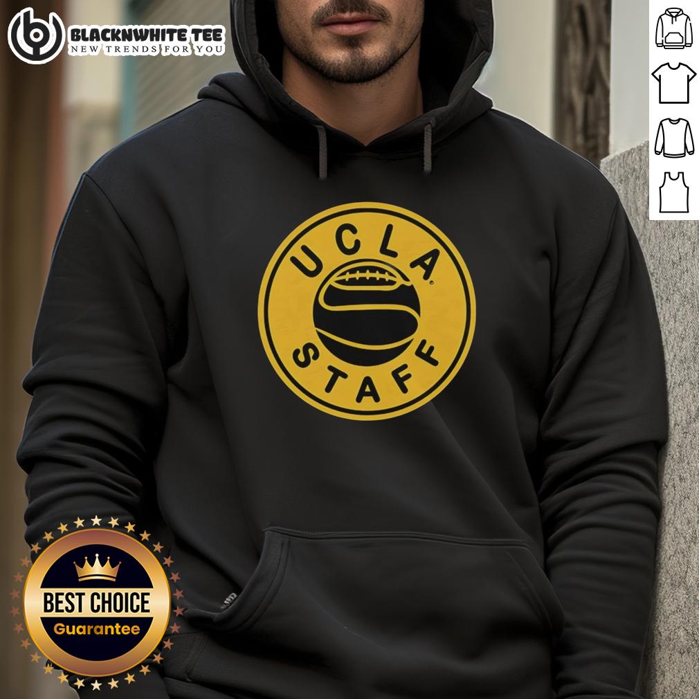 Good Ucla Staff Basketball 2026 Logo Retro Hoodie Good UCLA Staff Basketball 2026 logo retro hoodie featuring a vintage design in blue and gold colors.