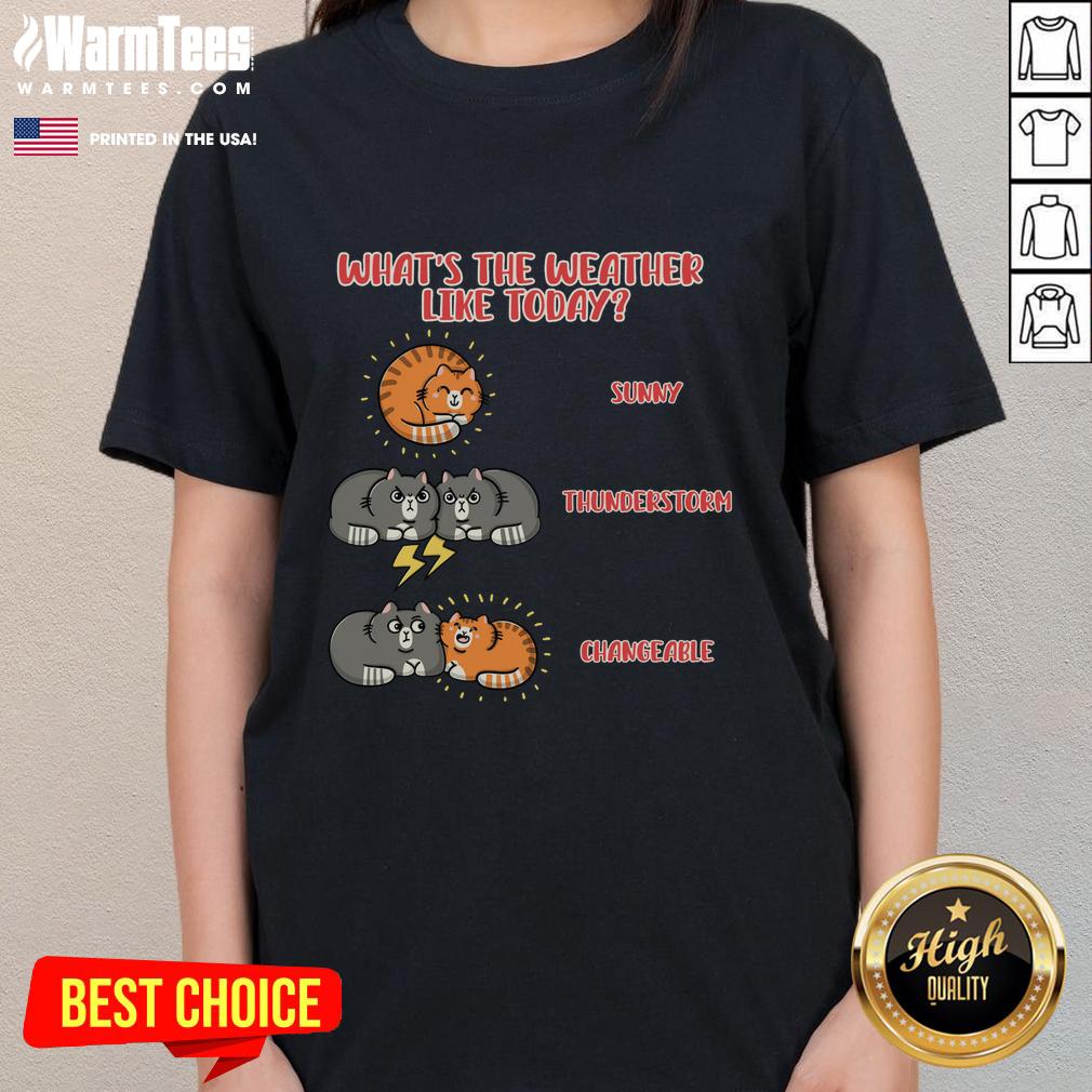 good-whats-the-weather-like-today-meoweather-ladies-tee Good What's The Weather Like Today Meoweather Ladies Tee in vibrant colors, perfect for casual wear and weather enthusiasts.