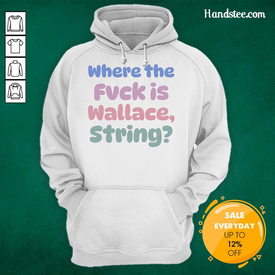 good-where-the-fvck-is-wallace-string-hoodie Good Where The Fvck Is Wallace String Hoodie in black, featuring a stylish design and comfortable fit for everyday wear.