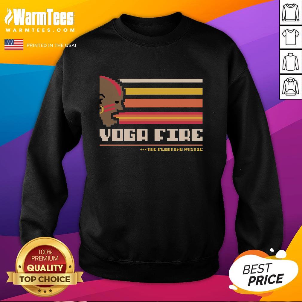 good-yoga-fire-the-floating-mystic-sweatshirt Good Yoga Fire The Floating Mystic Sweatshirt in soft fabric, perfect for cozy yoga sessions and casual wear.