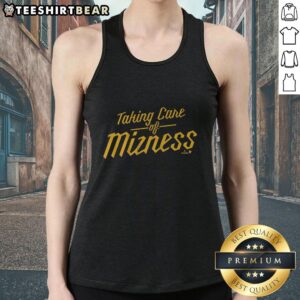 Good Jacob Misiorowski wearing a Mizness tank top, showcasing a casual and stylish look in a vibrant setting.