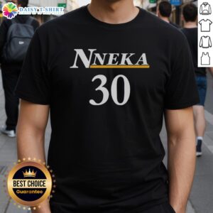 Alt Text: Good Nneka Ogwumike Los Angeles Sparks Bet On Women Jersey 30 T-Shirt featuring vibrant team colors and logo.