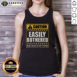 Good Easily Bothered Tank Top in soft fabric, perfect for casual wear and expressing your laid-back attitude.
