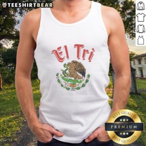Stylish Nice El Tri Mexico tank top featuring vibrant colors and the national emblem, perfect for fans and summer wear.