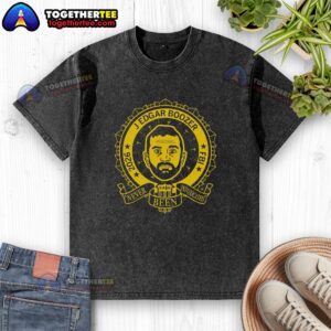Stylish Pretty J. Edgar Boozer washed t-shirt featuring a vintage design, perfect for casual wear and fashion enthusiasts.
