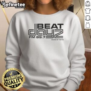 Alt Text: Good Beatdayz Interfm89.7 Sound of Tokyo sweatshirt featuring a stylish design and vibrant colors.