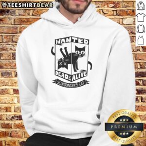 Good Wanted Dead and Alive Schrdinger's Cat Hoodie featuring a playful cat design, perfect for science and cat lovers.