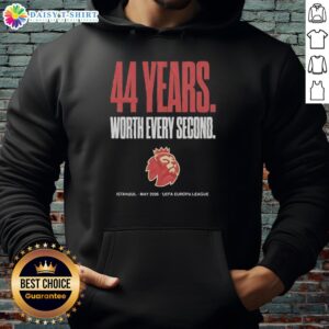 Original UEFA Europa League Istanbul hoodie celebrating 44 years of football, perfect for fans in May 2026.