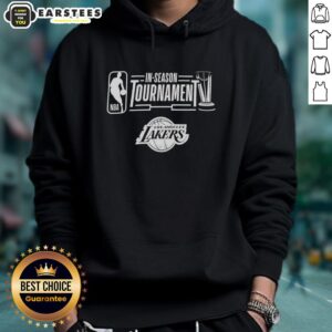 Awesome Los Angeles Lakers NBA In-Season Tournament 2023 hoodie showcasing team colors and logo, perfect for fans.