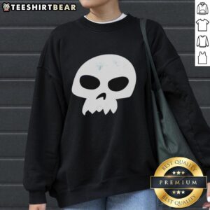 Vintage sweatshirt featuring Premium Sid Skull logo from Toy Story Disney cartoon, perfect for fans and collectors.