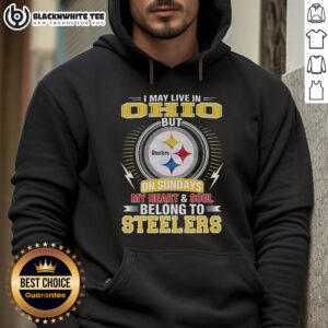 Awesome Pittsburgh Steelers NFL hoodie showcasing pride for the team, perfect for fans living in Ohio on game days.