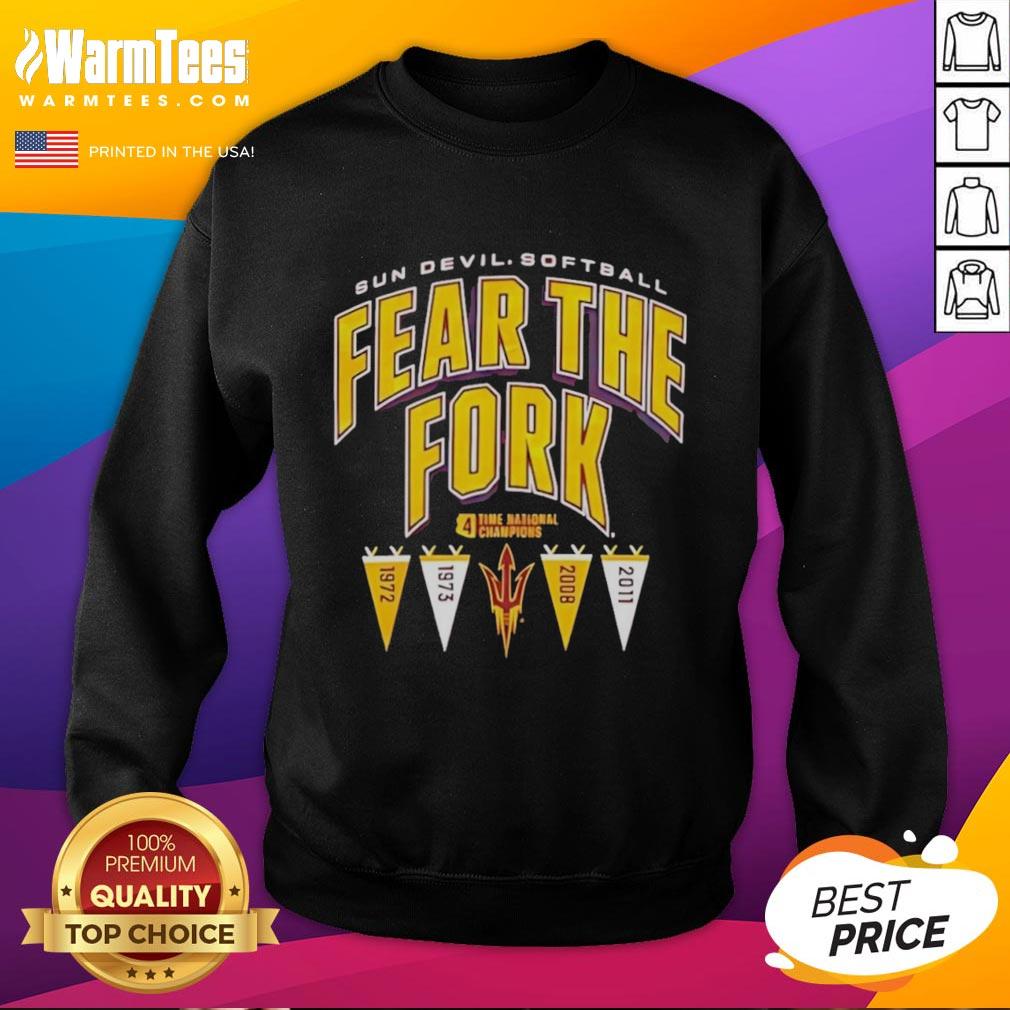 hot-arizona-state-sun-devils-ncaa-softball-fear-the-fork-2026-sweatshirt Hot Arizona State Sun Devils NCAA softball 'Fear The Fork' 2026 sweatshirt in vibrant colors, perfect for fans.