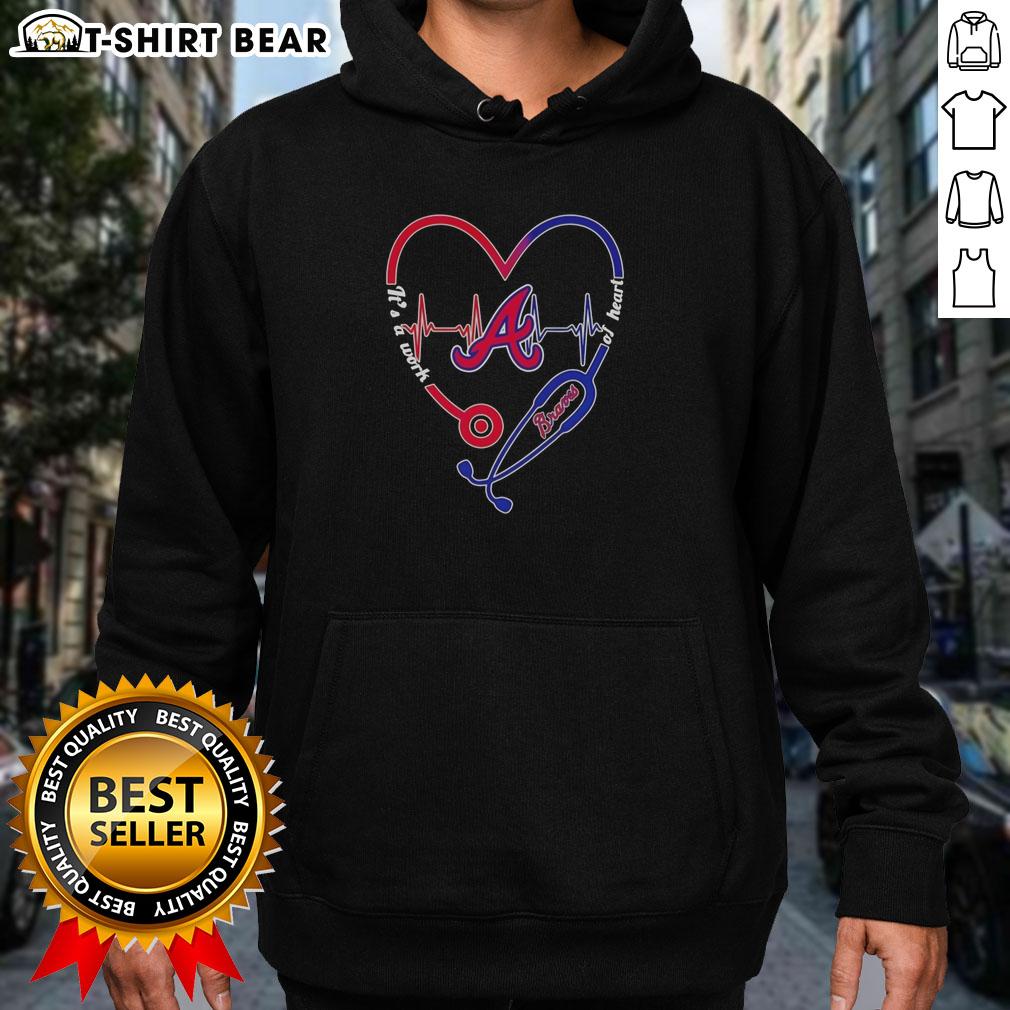 Hot Atlanta Braves Stethoscope Heartbeat It'S A Work Of Heart Hoodie Hot Atlanta Braves stethoscope heartbeat hoodie design, showcasing team spirit and passion for baseball. Perfect for fans!