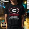 Hot Georgia Bulldogs How Bout Them Dawgs Big Logo T-Shirt featuring bold logo design for loyal fans.