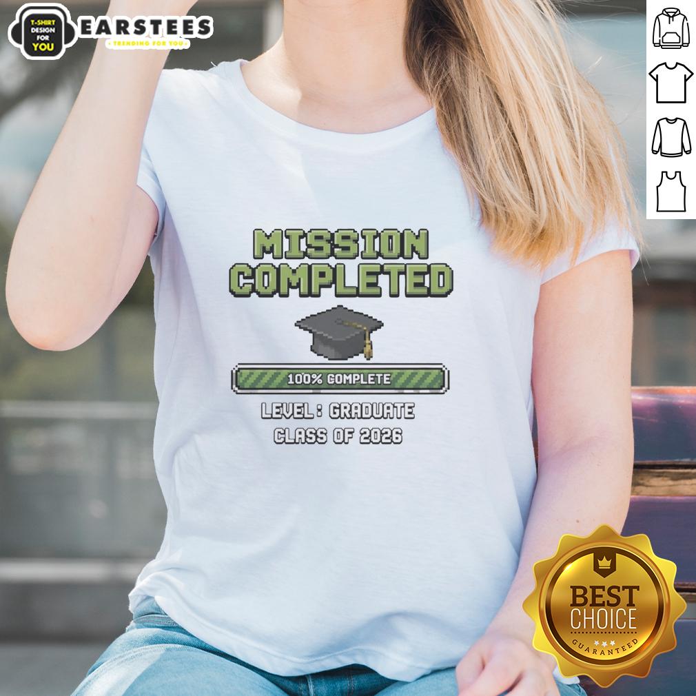 hot-graduate-class-of-2026-mission-completed-graduation-cap-100e280b2-complete-level-ladies-tee Hot Graduate Class of 2026 Mission Completed Graduation Cap Tee for Ladies, perfect for celebrating graduation in style.