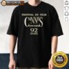 Hot Joe Pesci wearing a Cannes Film Festival 2018 T-shirt at Festival Du Film Cannes Cote D'Azur, showcasing film culture.
