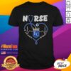 Hot Kansas City Royals Nurse T-Shirt featuring 'It's A Work Of Heart' design, perfect for fans and healthcare professionals.