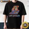 Collage logo T-shirt featuring the Los Angeles Lakers and other Los Angeles sports teams, showcasing team spirit.