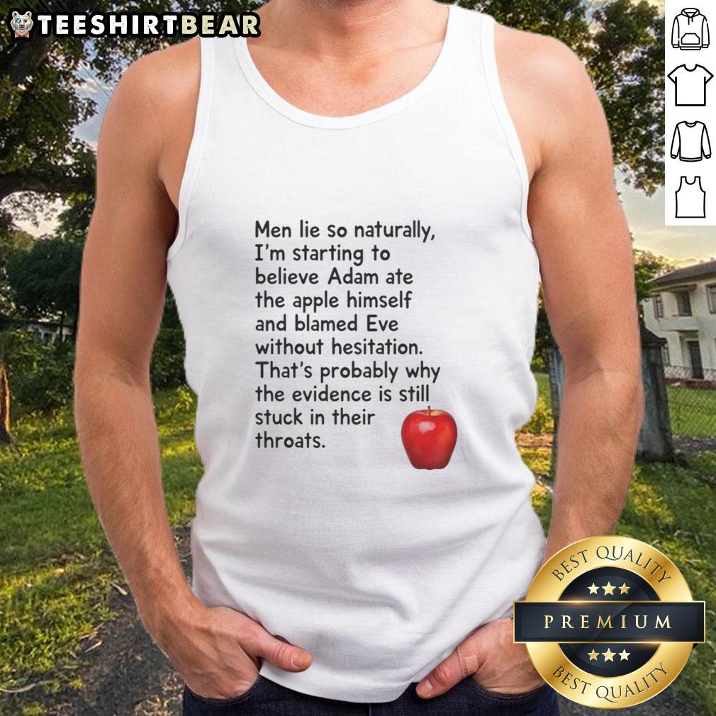 hot-men-lie-adam-blamed-eve-adams-apple-tank-top Hot men lie: Adam blamed Eve in a trendy Adams Apple tank top showcasing a stylish design and modern fit.