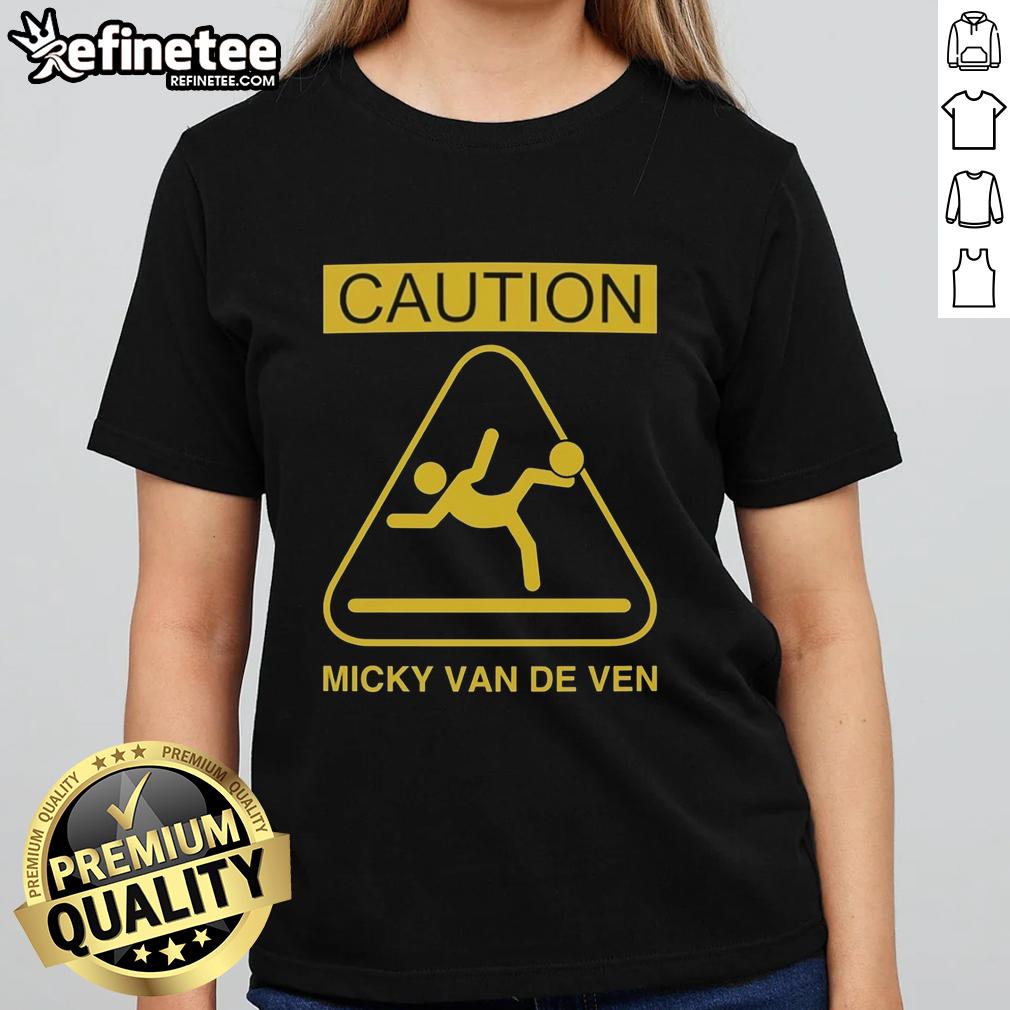 hot-micky-van-de-ven-tottenham-hotspur-caution-slide-kick-ladies-tee Hot Micky Van De Ven Tottenham Hotspur caution slide kick ladies tee showcasing team spirit and style.