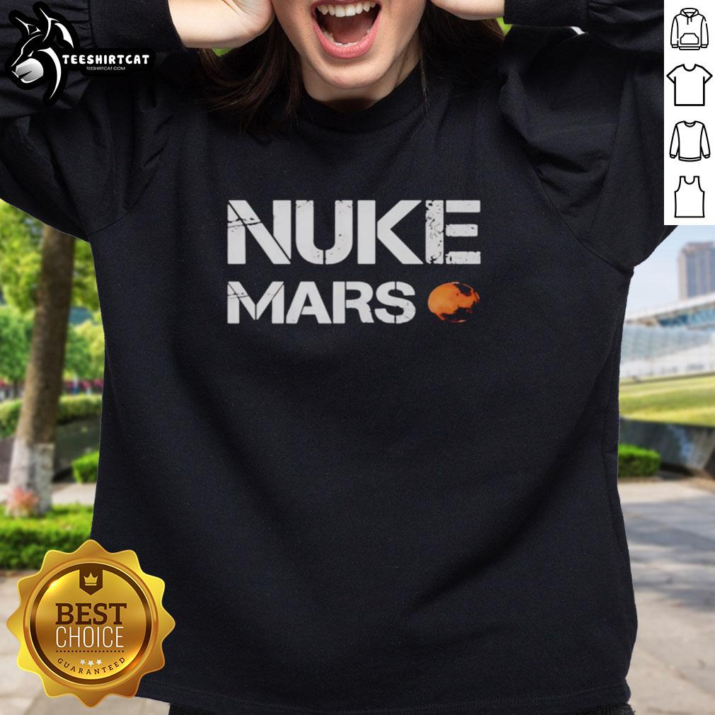 hot-nuke-mars-planet-funny-space-sweatshirt Funny space sweatshirt featuring a vibrant design of a hot nuke exploding on Mars, perfect for space enthusiasts.