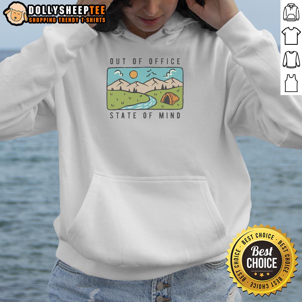 Hot Out Of Office State Of Mind Hoodie Cozy Hot Out Of Office State Of Mind Hoodie in soft fabric, perfect for relaxation and casual outings.