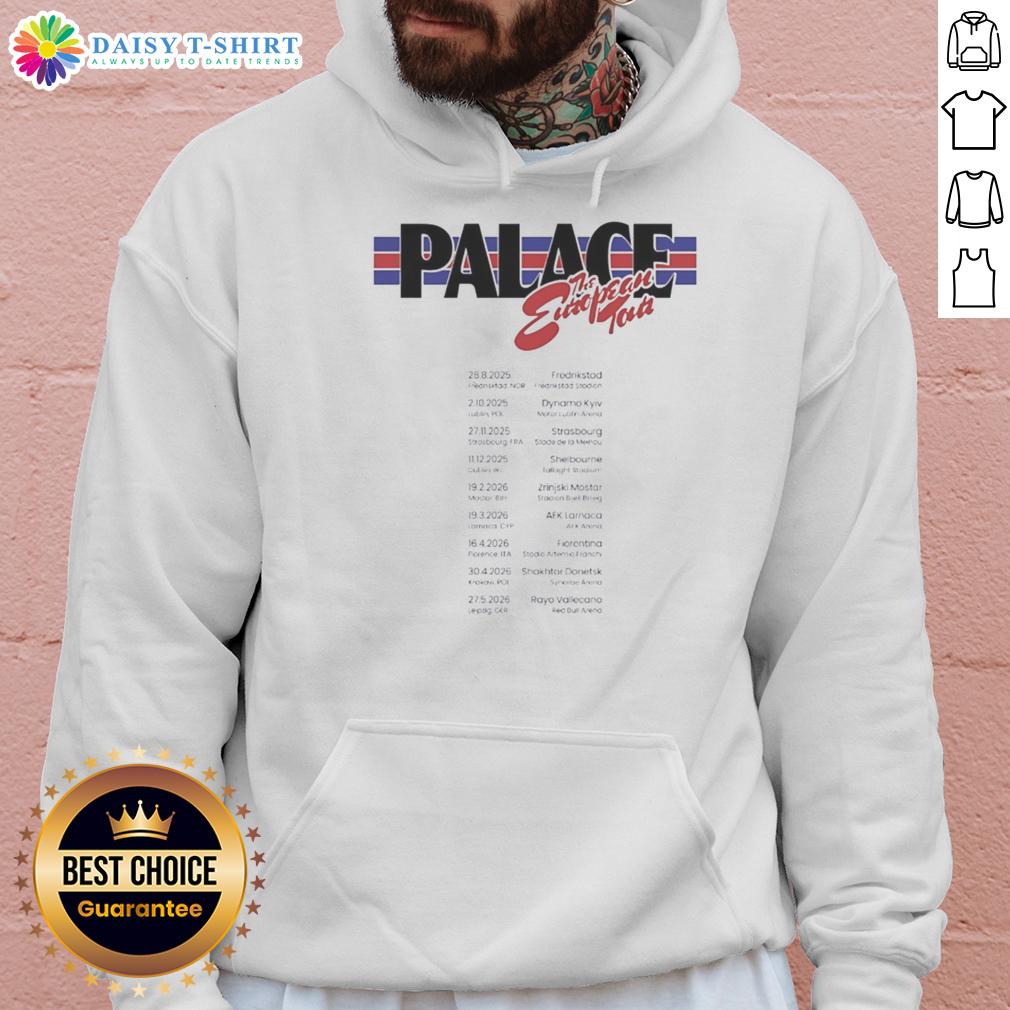 Hot Palace The European Tour 2026 League Stage Hoodie Hot Palace European Tour 2026 League Stage Hoodie featuring vibrant design and cozy fit for fans and fashion lovers.