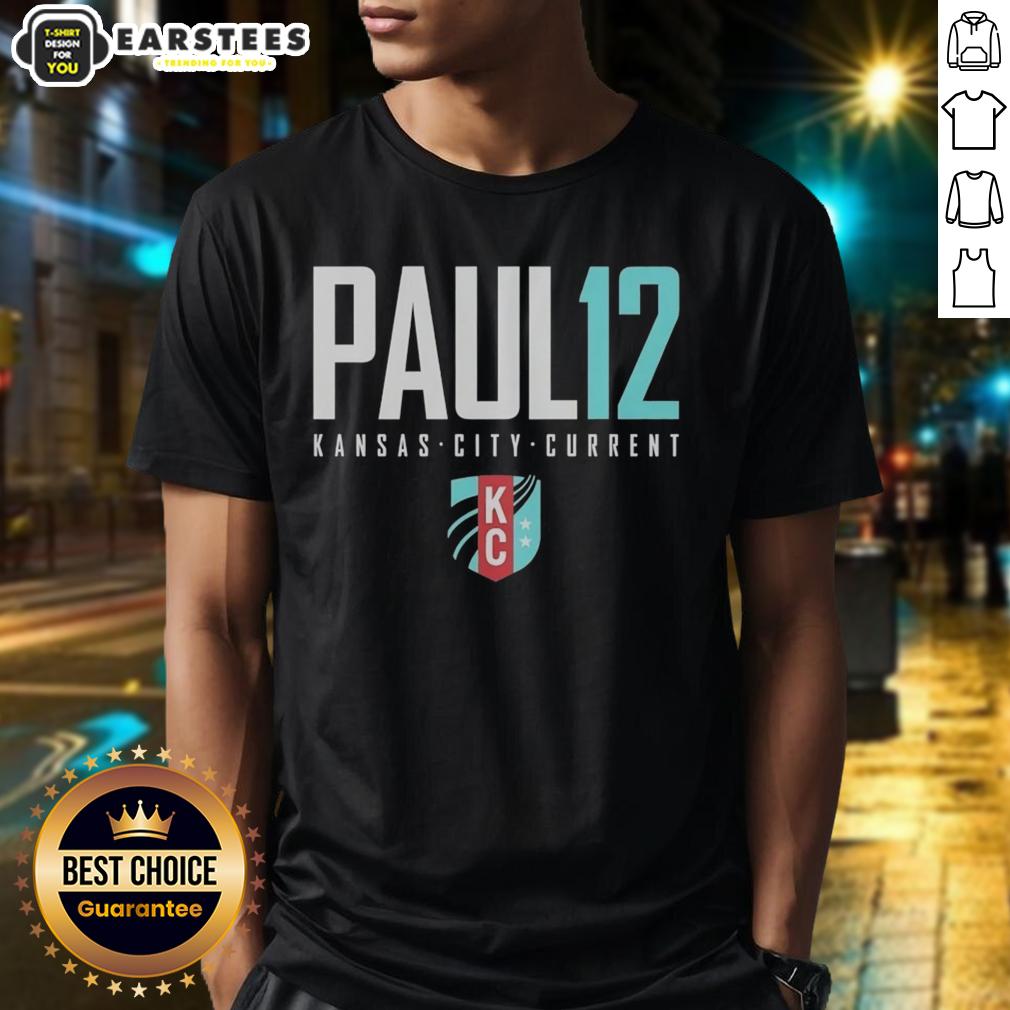 hot-paul-12-kansas-city-current-kc-logo-t-shirt Hot Paul 12 Kansas City Current KC logo T-shirt showcasing team pride and style for fans of Kansas City soccer.