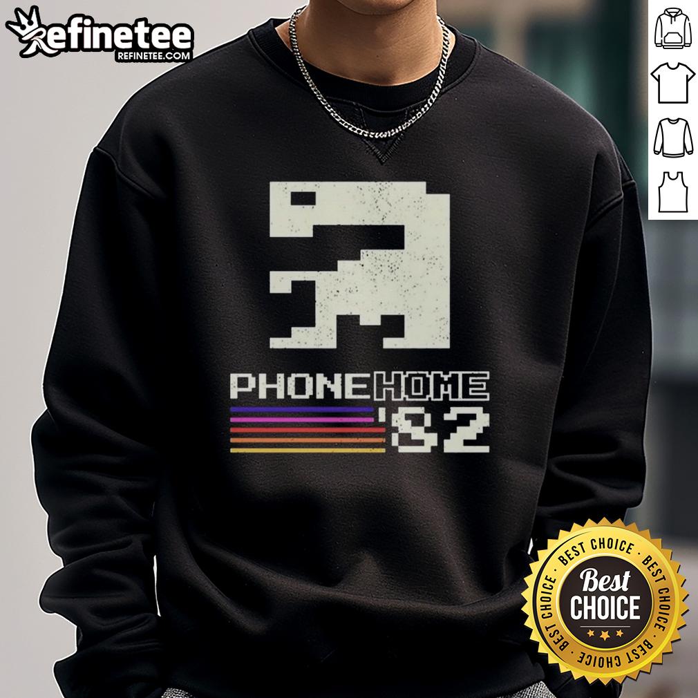 hot-phone-home-signal-sent-82-pixel-art-sweatshirt Hot Phone Home Signal Sent 82 Pixel Art Sweatshirt featuring vibrant pixel graphics and retro design for gamers.