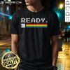 Hot Ready Commodore 64 pixel art T-shirt featuring retro gaming design and vibrant colors for nostalgic gamers.