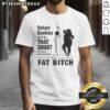Hot Richard Dawkins T-shirt featuring the phrase about intelligence and humor, perfect for fans of witty apparel.