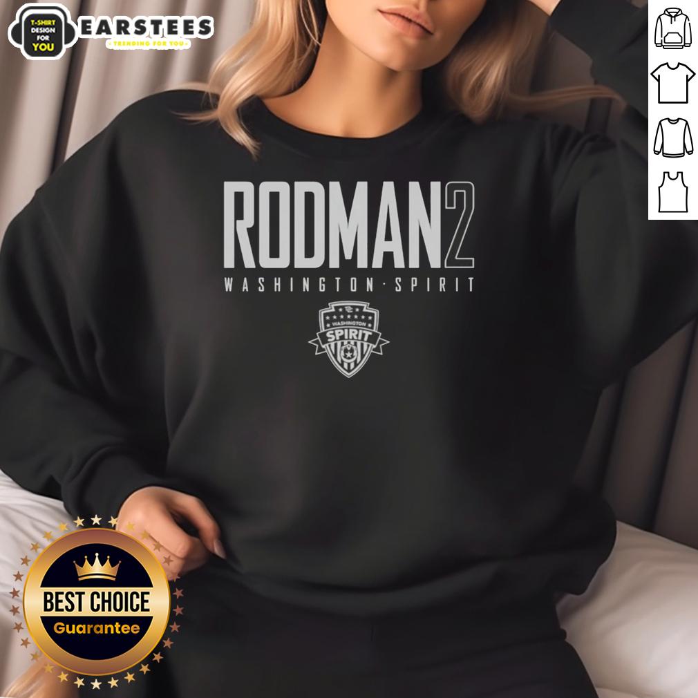 hot-rodman2-washington-spirit-sweatshirt Hot Rodman Washington Spirit sweatshirt featuring vibrant team colors and logo, perfect for fans and casual wear.