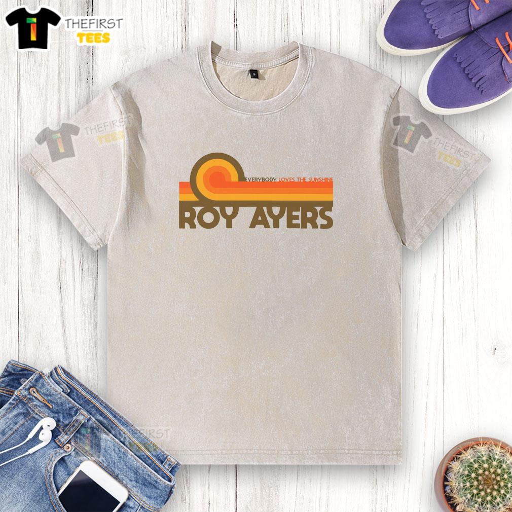 hot-roy-ayers-everybody-loves-the-sunshine-washed-t-shirt Hot Roy Ayers Everybody Loves The Sunshine washed t-shirt featuring vibrant graphic design and comfortable fit.