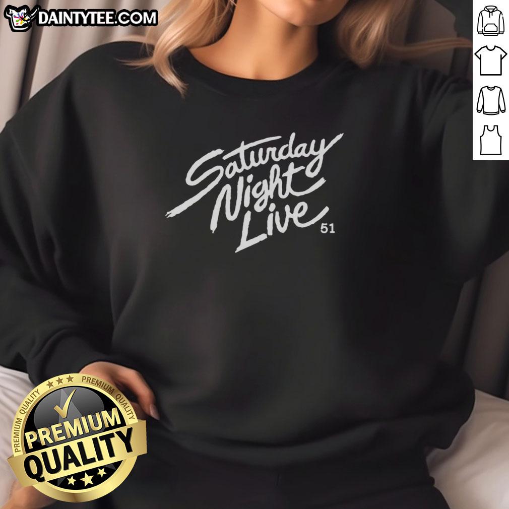 hot-saturday-night-live-51-commemorative-sweatshirt Hot Saturday Night Live 51 commemorative sweatshirt featuring iconic design and vibrant colors for fans.