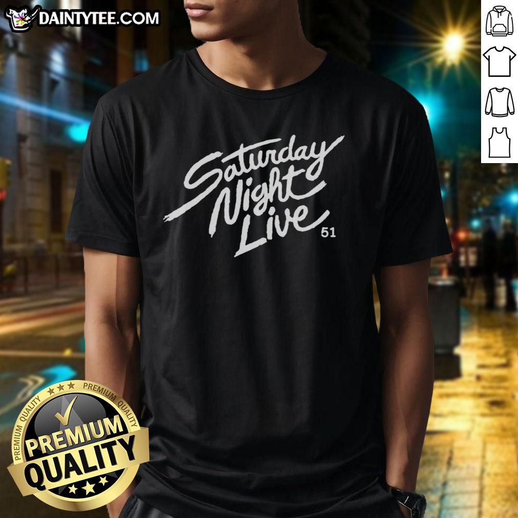 hot-saturday-night-live-51-commemorative-t-shirt Alt Text: Hot Saturday Night Live 51 Commemorative T-Shirt featuring iconic logo and vibrant colors for fans of the show.