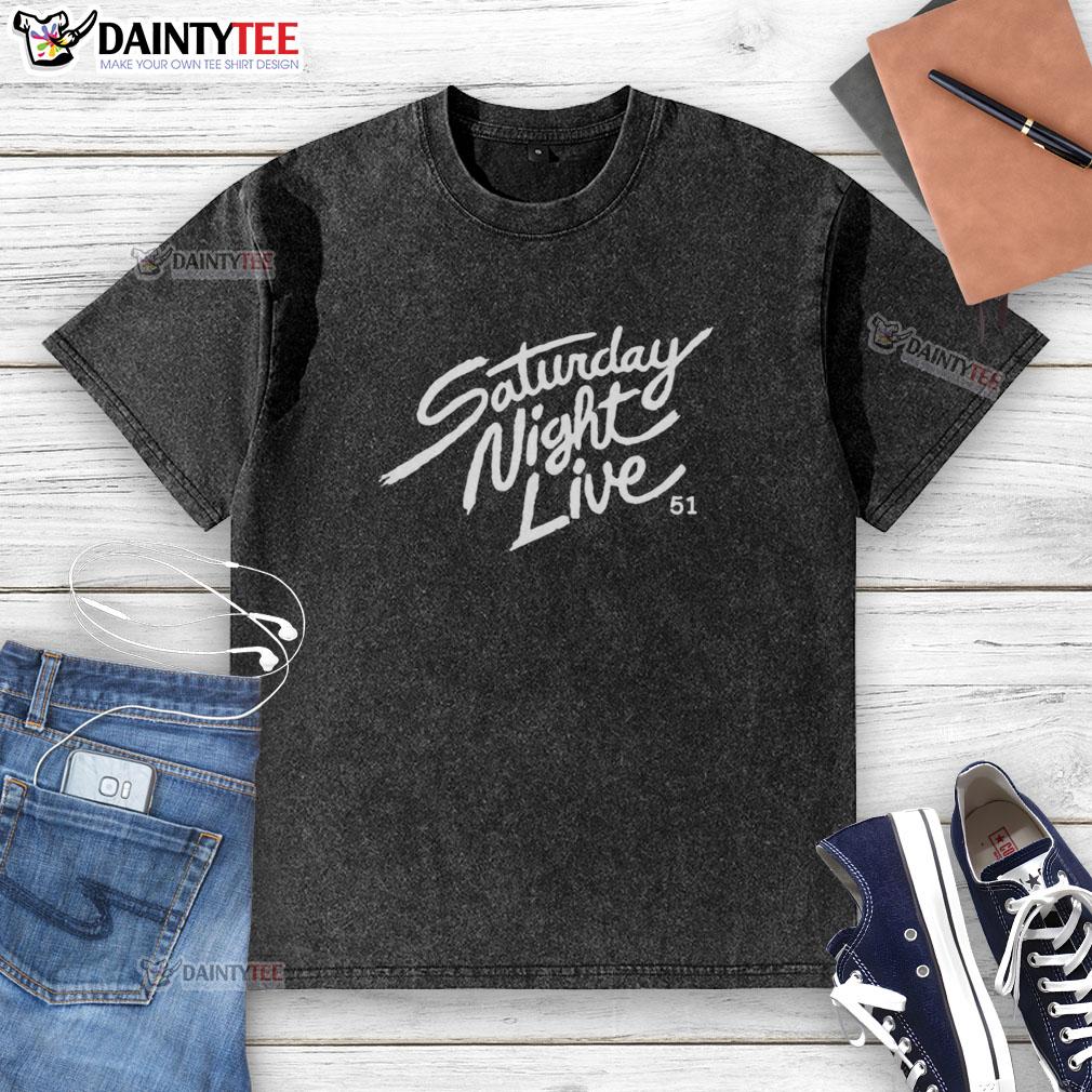 hot-saturday-night-live-51-commemorative-washed-t-shirt Hot Saturday Night Live 51 Commemorative Washed T-Shirt featuring iconic design and vibrant colors for fans.