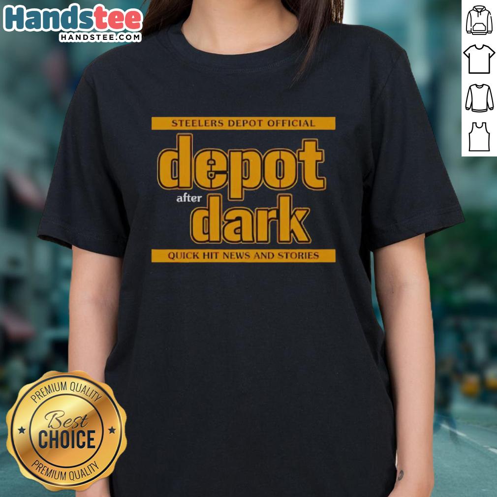 hot-steelers-depot-official-depot-after-dark-ladies-tee Hot Steelers Depot Official Depot After Dark Ladies Tee featuring stylish design for female fans of the Pittsburgh Steelers.