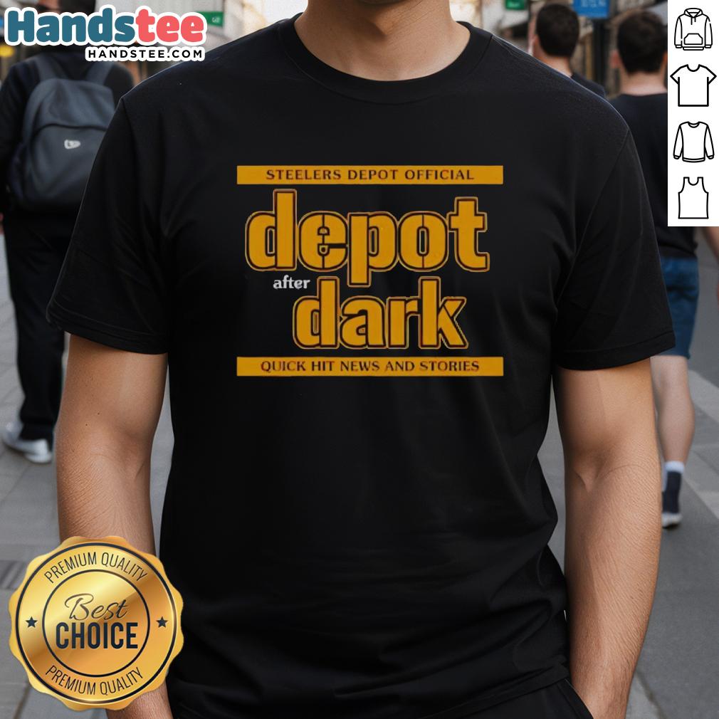 hot-steelers-depot-official-depot-after-dark-t-shirt-1 Hot Steelers Depot Official Depot After Dark T-Shirt featuring bold Steelers logo, perfect for game day or casual wear.