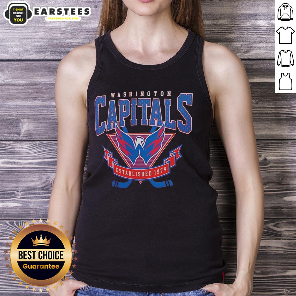 hot-washington-capitals-nhl-established-1974-tank-top Hot Washington Capitals NHL Established 1974 tank top featuring team logo and vibrant colors, perfect for fans.