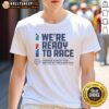 Hot We Are Ready To Race Andrea Hunley T-Shirt for Mayor of Indianapolis, showcasing campaign spirit and support.