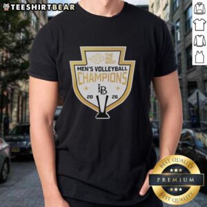 Alt Text: Top Long Beach 2026 Men's Volleyball Champions The Big West T-Shirt featuring vibrant team graphics and logo.