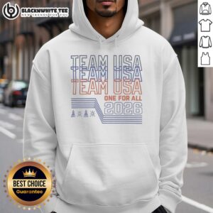 Awesome Team USA hoodie graphic for the 2026 Sports Tournament, featuring vibrant colors and a dynamic design.