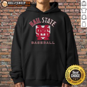 Good Mississippi State Bulldogs NCAA baseball hoodie featuring Hall State home plate design, perfect for fans.