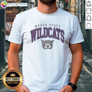Alt Text: Original Weber State Wildcats Classic Logo T-Shirt featuring the iconic team logo in vibrant colors on a comfortable fit.